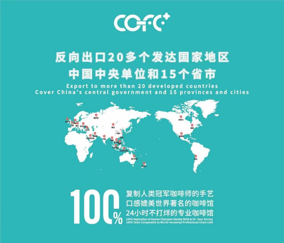 Emc易倍体育：2024国际汽车展第五代国际金奖咖啡机器人COFE+火出圈(图8)