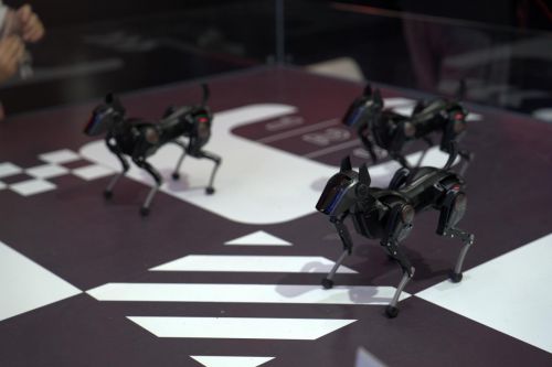 易倍体育网站：2024世界机器人大会：恒之未来携哮天SPARKY机器人引领智能科技新浪潮(图5)