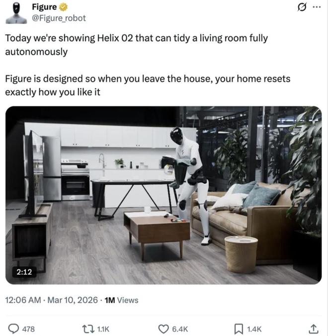 易倍体育网站：告别“遥控玩具”！Figure机器人实现全自主家务(图2)