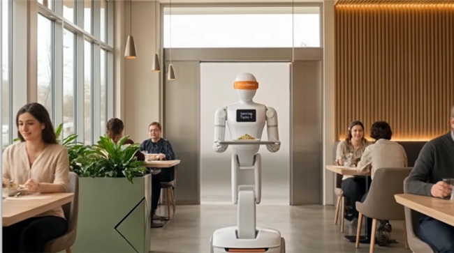 重磅享刻智能发布首个餐饮跨场景人形机器人Nico：12类技能全场景服务(图3)